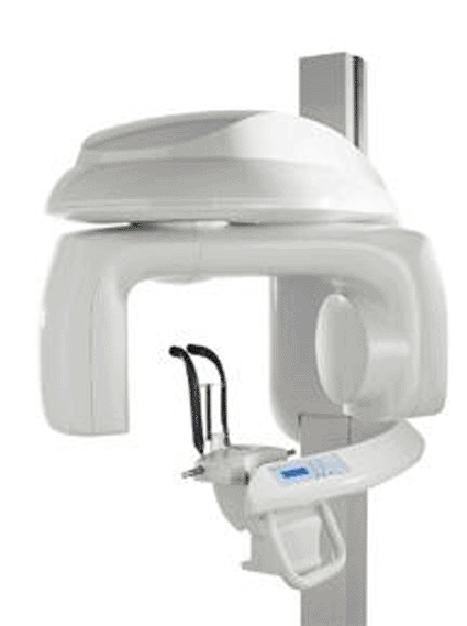 Image: The Kodak 9500 cone beam 3-D system (Photo courtesy of Carestream Health).